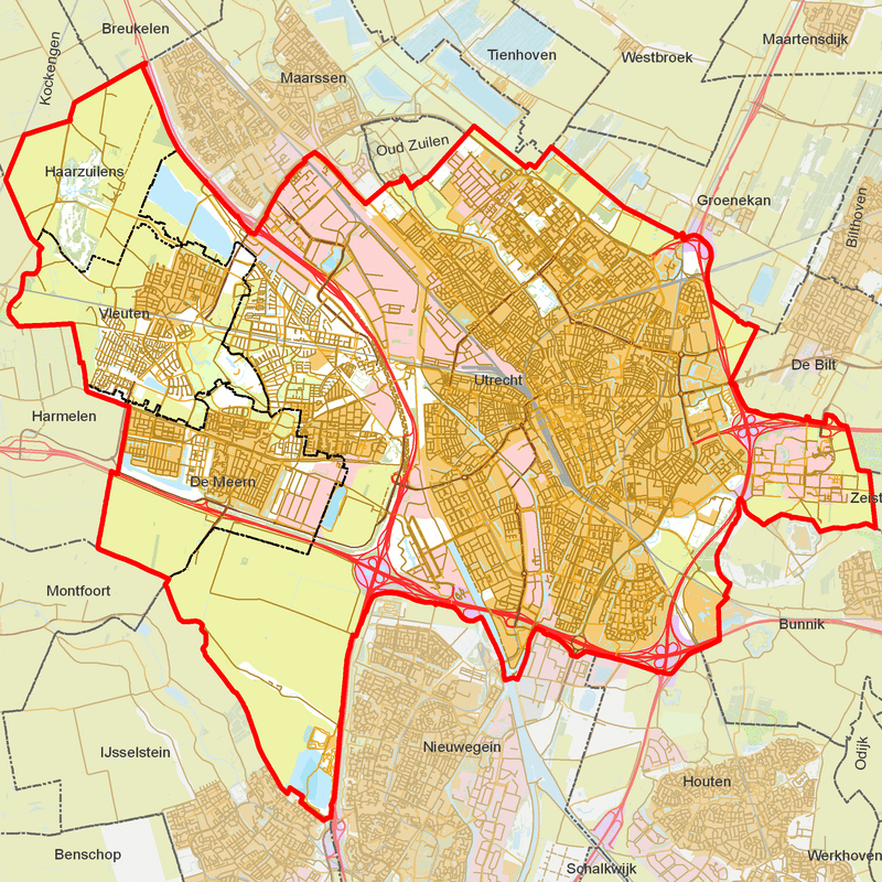 woonplaatsen Gemeente Utrecht