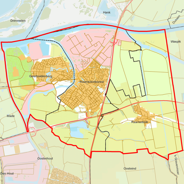 woonplaatsen Gemeente Geertruidenberg