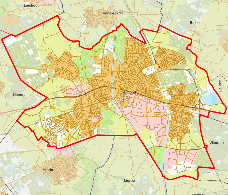 woonplaatsen Gemeente Helmond